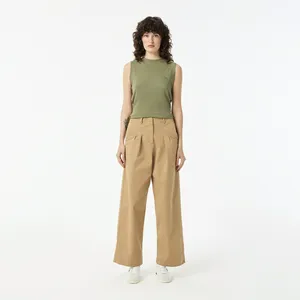Женские брюки Lacoste из органического хлопка, бежевый, арт. HF0205