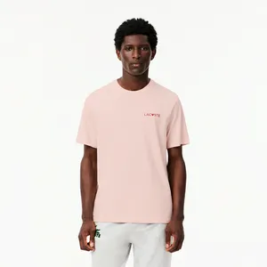 Мужская футболка для дома Lacoste, розовый, арт. TH5231