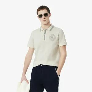 Мужское поло Lacoste из органического хлопка, белый, арт. PH9960