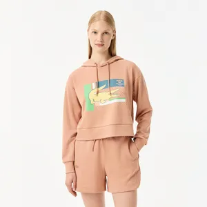 Укороченная толстовка Lacoste, розовый, арт. SF0514