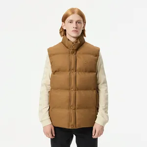 Мужская вельветовая жилетка Lacoste, коричневый, арт. BH2627