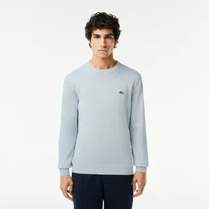 Мужской свитер Lacoste из органического хлопка, голубой, арт. AH1985