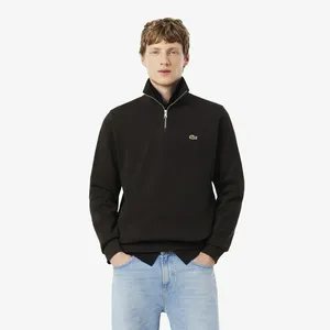 Толстовка Lacoste с высоким воротом на молнии, коричневый, арт. SH1927