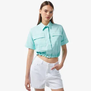 Лёгкая рубашка Lacoste, зеленый, арт. CF0401