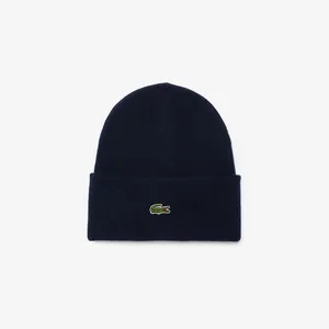 Шерстяная шапка Lacoste унисекс, синий, арт. RB9825