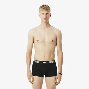 Мужское хлопковое нижнее бельё Lacoste, черный, арт. 5H2393