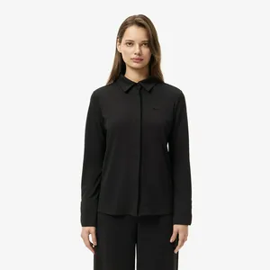Женская рубашка Lacoste, черный, арт. CF2631