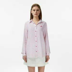 Женская рубашка Lacoste CF0509, розовый, арт. CF0509