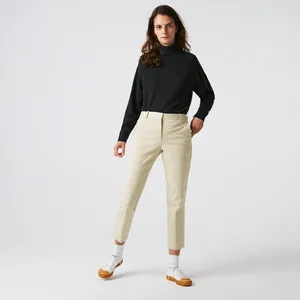 Брюки Lacoste из эластичного хлопка, бежевый, арт. HF4531