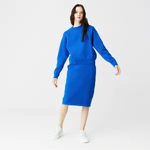 Юбка Lacoste приталенного кроя средней длины, синий, арт. JF0308