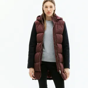 Женская длинная куртка Lacoste, красный, арт. BF1726