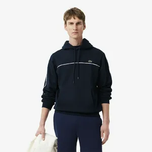 Мужской хлопковый худи Lacoste, синий, арт. SH9808
