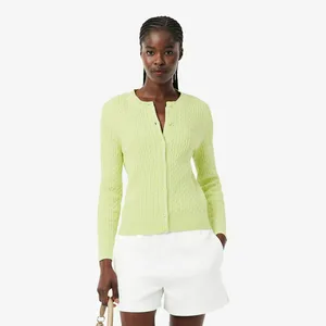 Женский кардиган Lacoste, зеленый, арт. AF9872