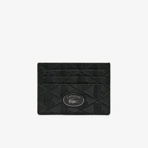 Картхолдер Lacoste с монограммой, черный, арт. NH4397MR