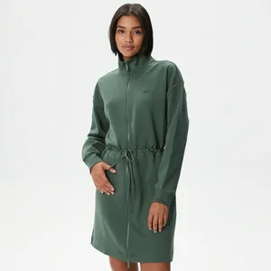 Платье Lacoste свободного кроя, зеленый, арт. EF2435