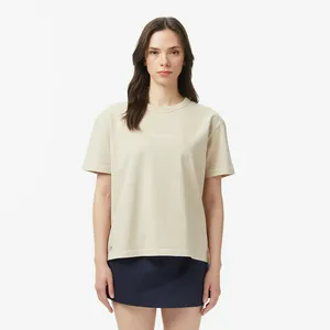 Футболка женская Lacoste, бежевый, арт. TF0614