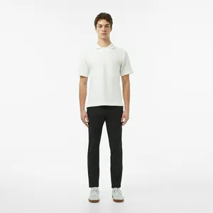 Мужские брюки Lacoste приталенного кроя, черный, арт. HH0334T