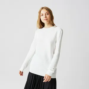 Свитер Lacoste в полоску, белый, арт. AF2255