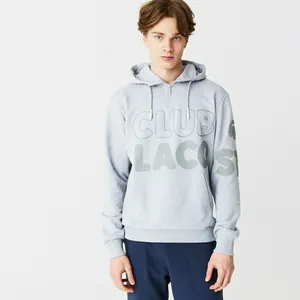 Толстовка худи Lacoste, серый, арт. SH0319