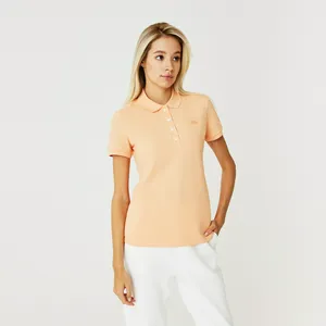 Поло женское Lacoste, оранжевый, арт. PF5462