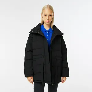 Куртка женская удлиненная Lacoste, черный, арт. BF2433