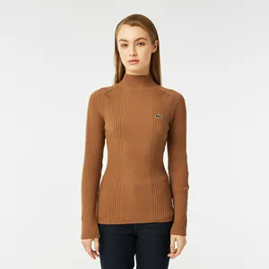 Свитер-водолазка Lacoste, бежевый, арт. AF2419