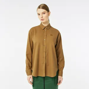 Рубашка Lacoste свободного кроя, коричневый, арт. CF2432