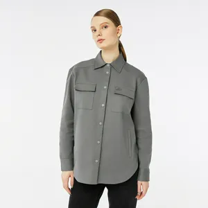 Рубашка женская Lacoste, серый, арт. CF2401