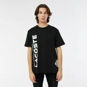 Футболка Lacoste свободного кроя, черный, арт. TH2404
