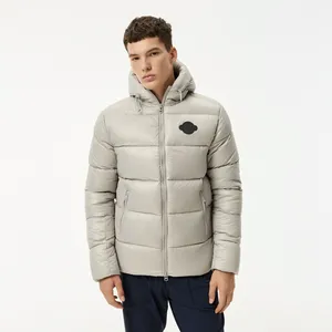 Мужская куртка-пуховик Lacoste, серый, арт. BH2417R