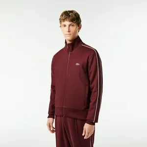 Толстовка Lacoste на молнии, бордовый, арт. SH1457