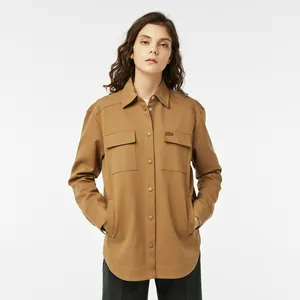 Рубашка женская Lacoste, коричневый, арт. CF2401