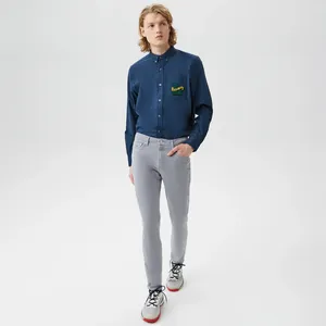 Джинсы Lacoste приталенные, серый, арт. HH2281