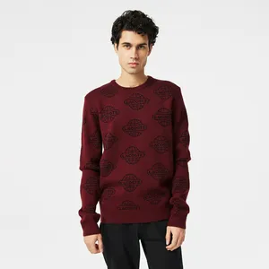 Свитер Lacoste стандартного кроя, бордовый, арт. AH2431