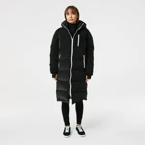 Женская стеганая куртка-пуховик Lacoste, черный, арт. BF2425