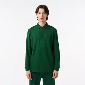 Поло Lacoste с длинным рукавом, зеленый, арт. PH2481P