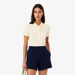 Поло женское Lacoste, желтый, арт. PF5462