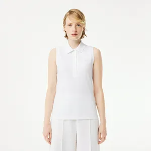 Поло женское Lacoste, белый, арт. PF5445