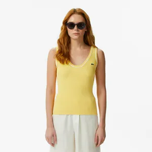 Женский топ Lacoste, желтый, арт. AF0675