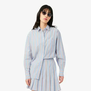 Рубашка женская Lacoste, голубой, арт. CF1054