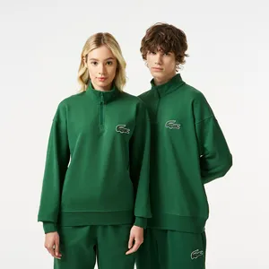Толстовка Lacoste свободного кроя, зеленый, арт. SH0069