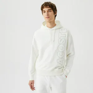 Толстовка Lacoste свободной посадки Unisex, белый, арт. sh0316