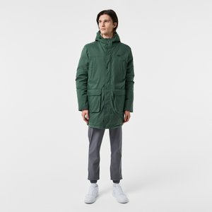 Мужская утеплённая парка Lacoste с капюшоном