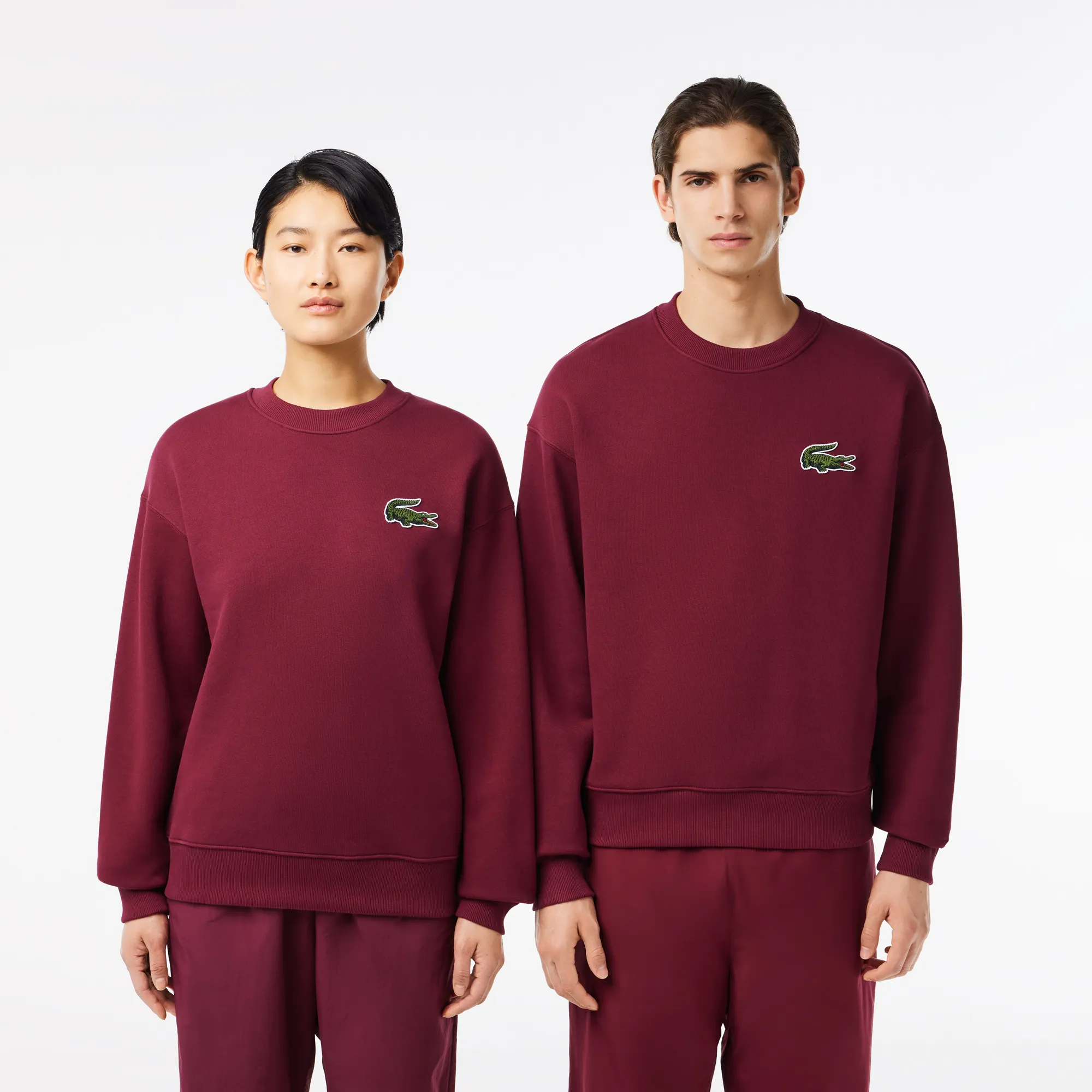 Толстовка Lacoste из органического хлопка, бордовый, арт. sh6405