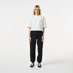 Женские брюки-джоггеры Lacoste с логотипом, черный, арт. HF0405