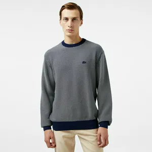 Мужской свитер Lacoste Relaxed Fit, синий, арт. AH2512