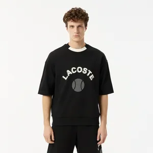 Мужская толстовка Lacoste из хлопка, черный, арт. SH0520