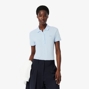 Женское поло Lacoste Slim Fit из эластичного хлопка