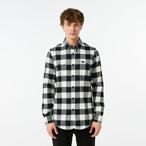 Мужская клетчатая рубашка Lacoste Slim Fit