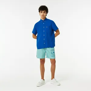 Мужские купальные шорты Lacoste, голубой, арт. MH0319